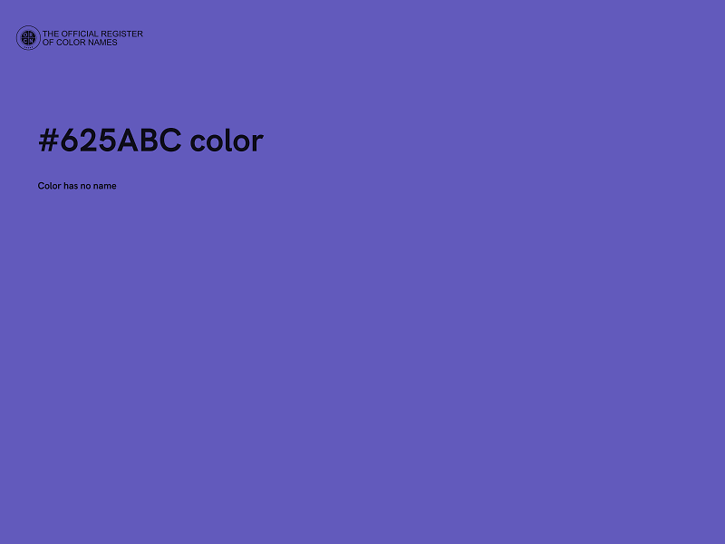 #625ABC color image