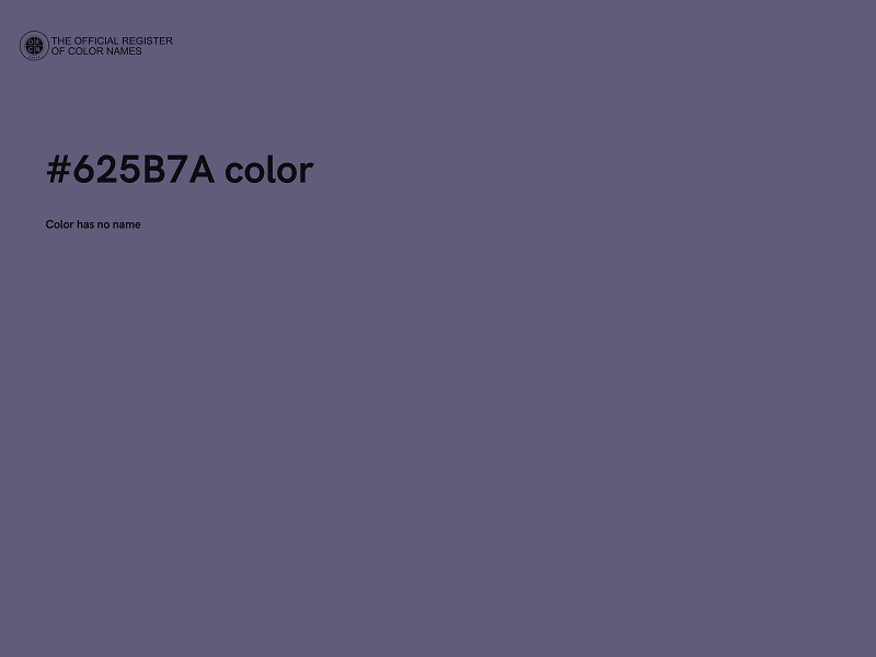 #625B7A color image