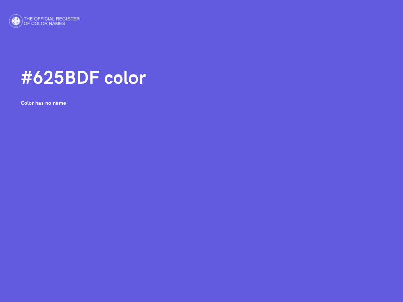 #625BDF color image