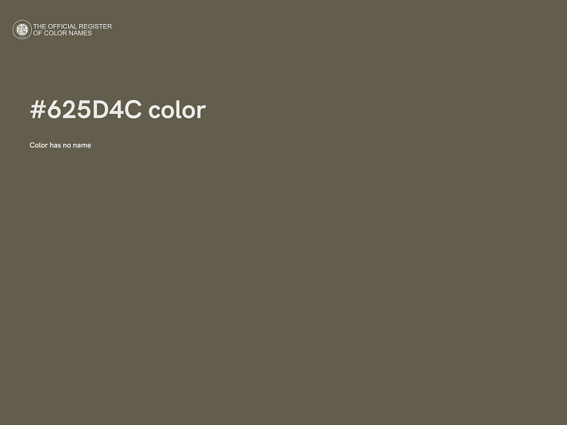 #625D4C color image