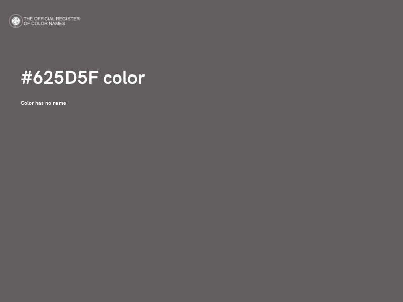#625D5F color image