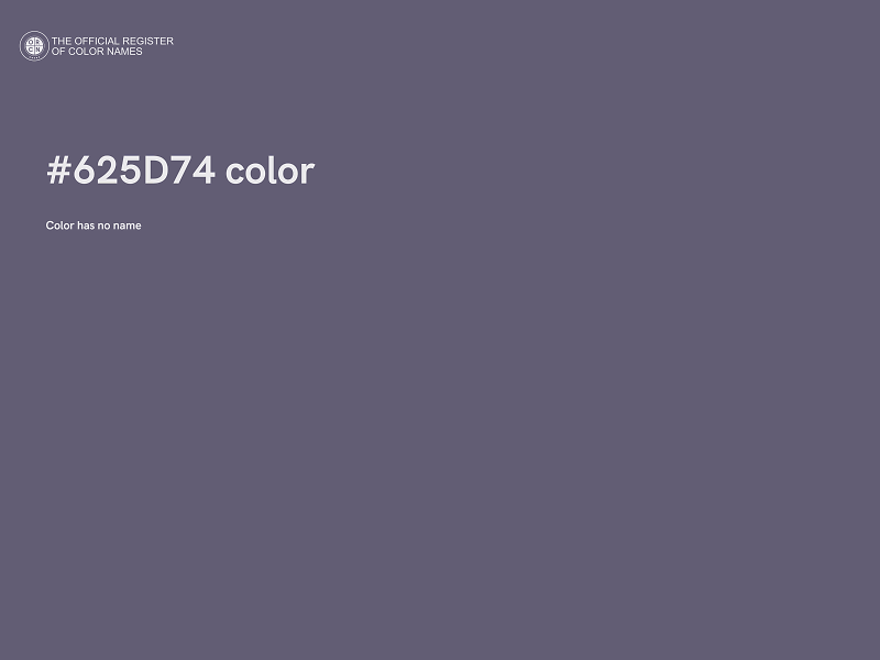#625D74 color image