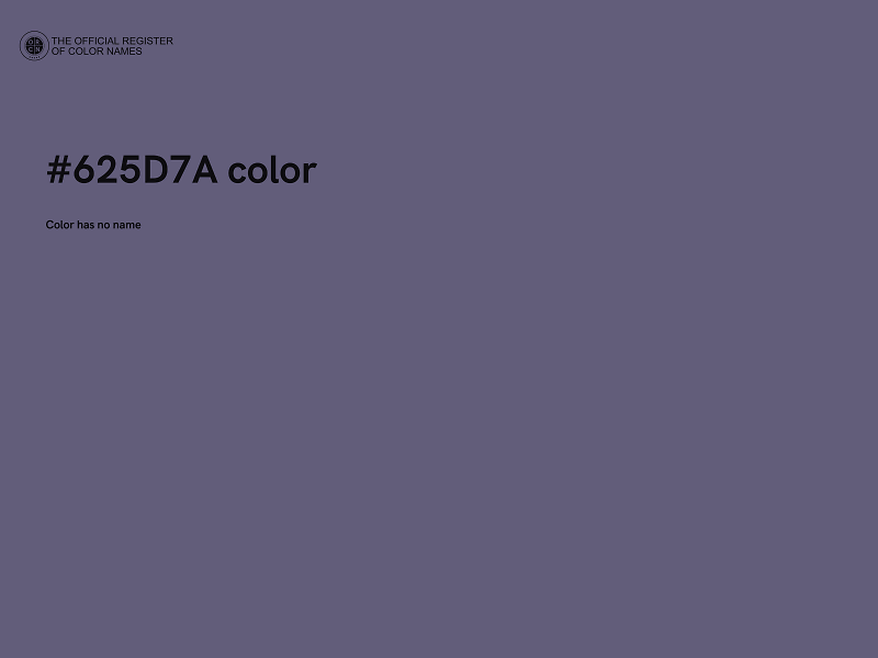 #625D7A color image