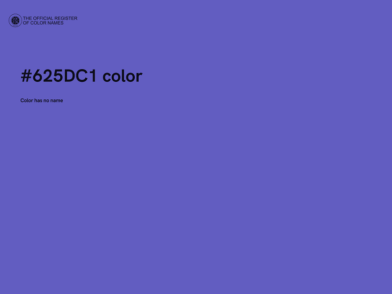 #625DC1 color image