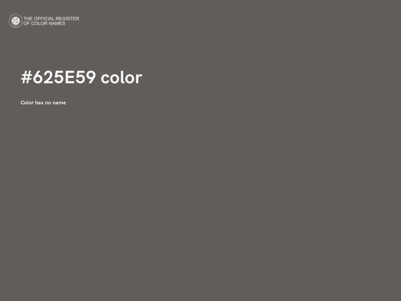 #625E59 color image
