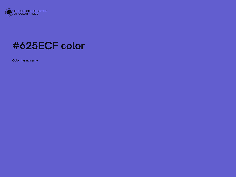 #625ECF color image