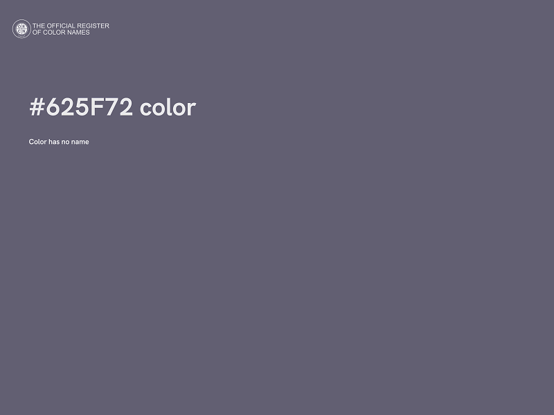 #625F72 color image