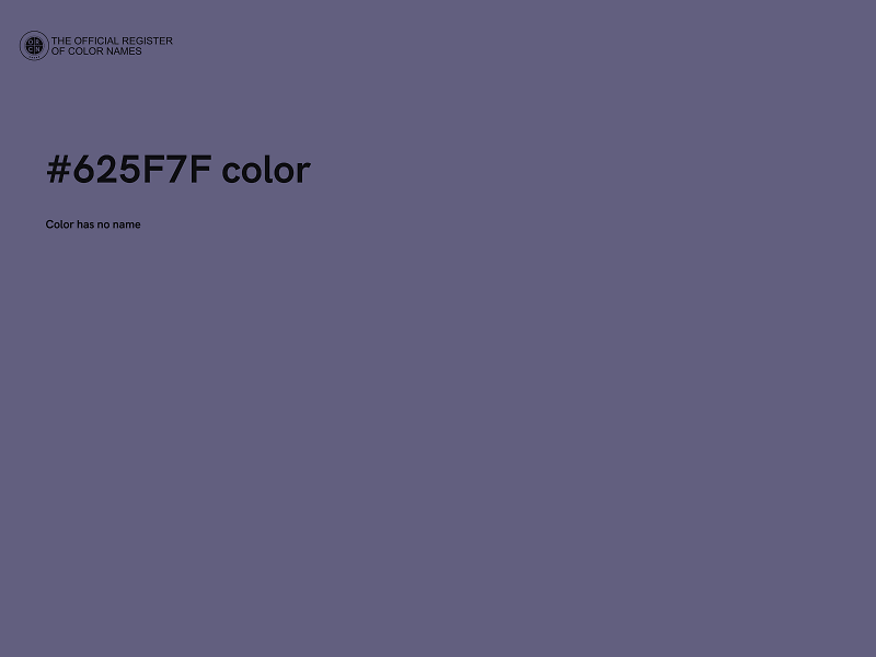 #625F7F color image