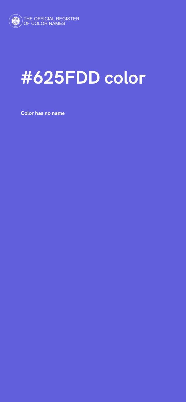 #625FDD color image