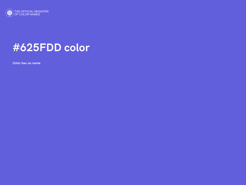 #625FDD color image