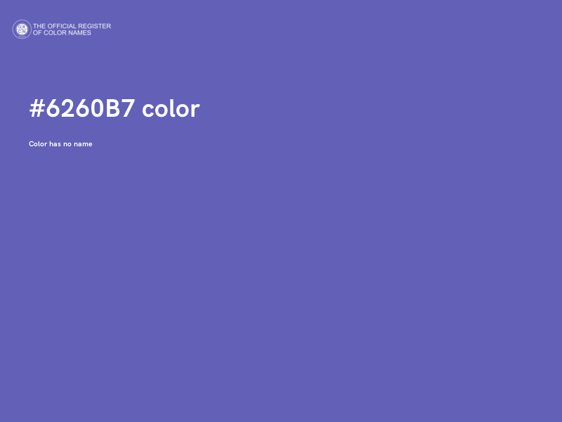 #6260B7 color image