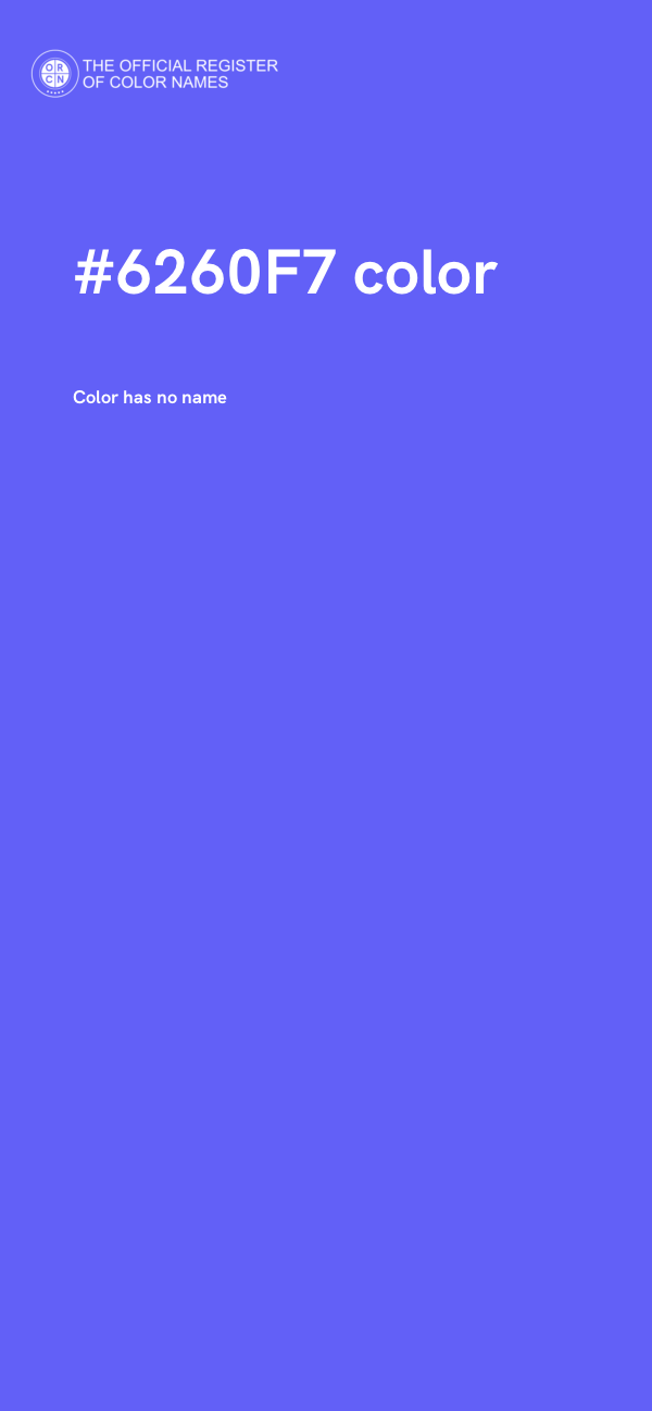 #6260F7 color image