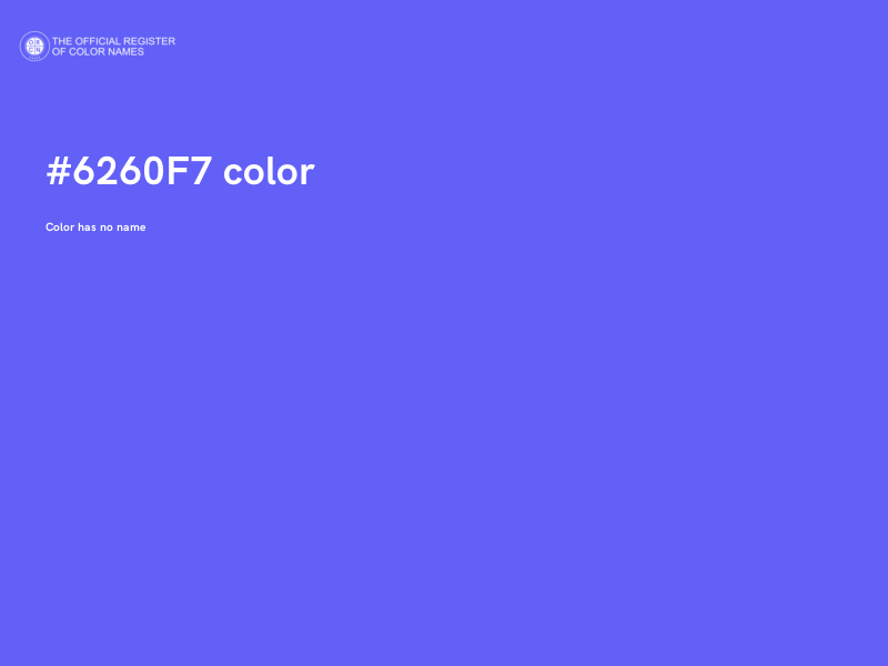 #6260F7 color image