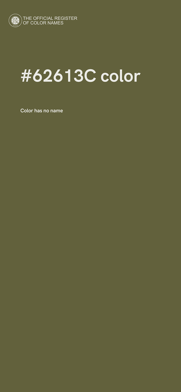 #62613C color image