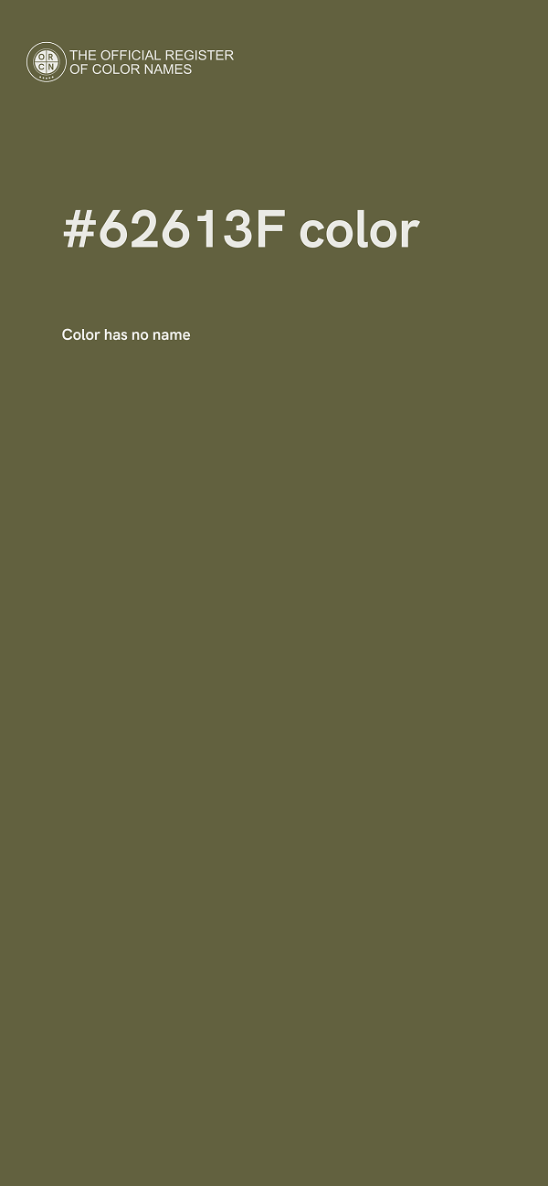#62613F color image