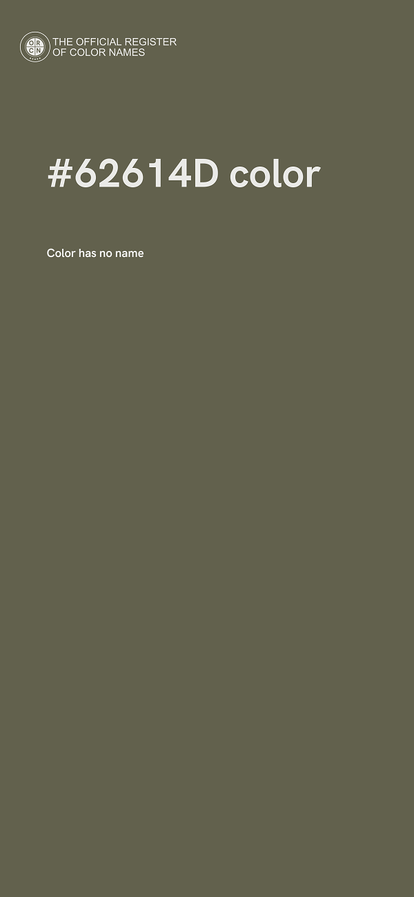 #62614D color image