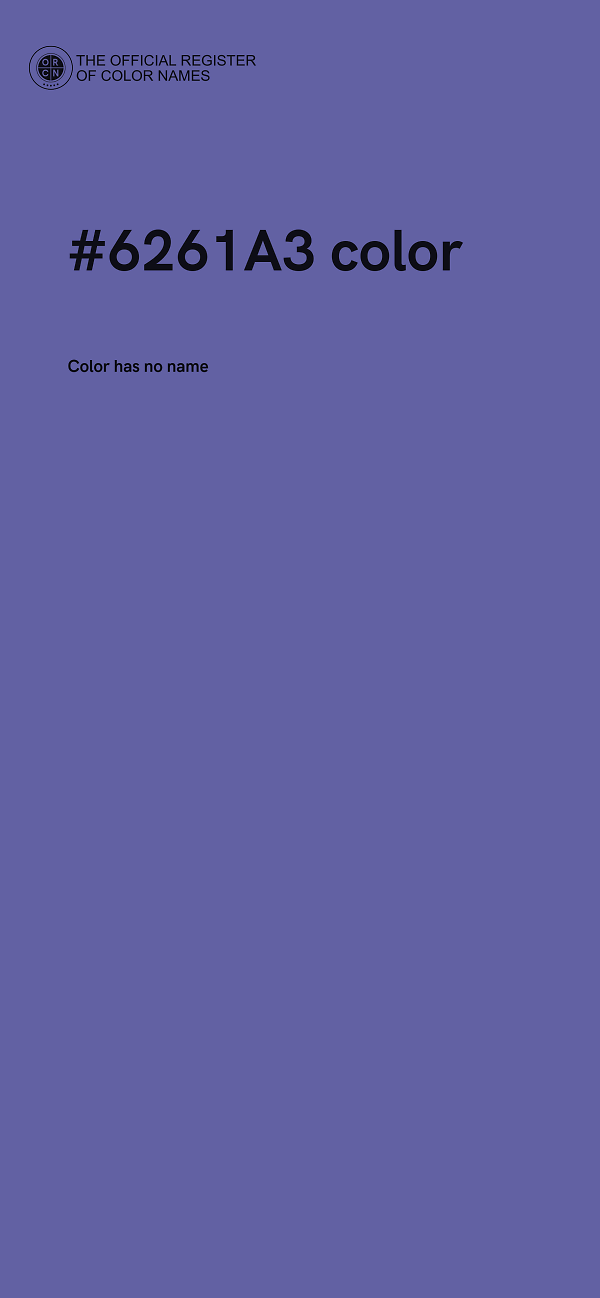 #6261A3 color image