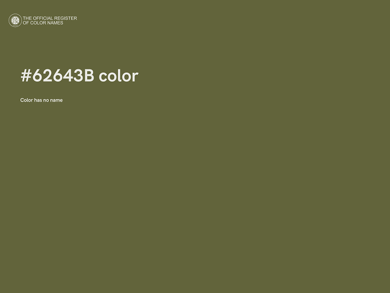 #62643B color image
