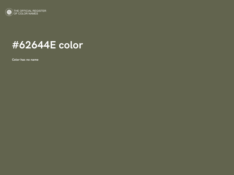 #62644E color image