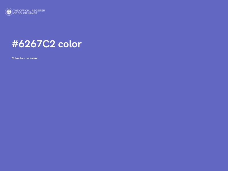 #6267C2 color image