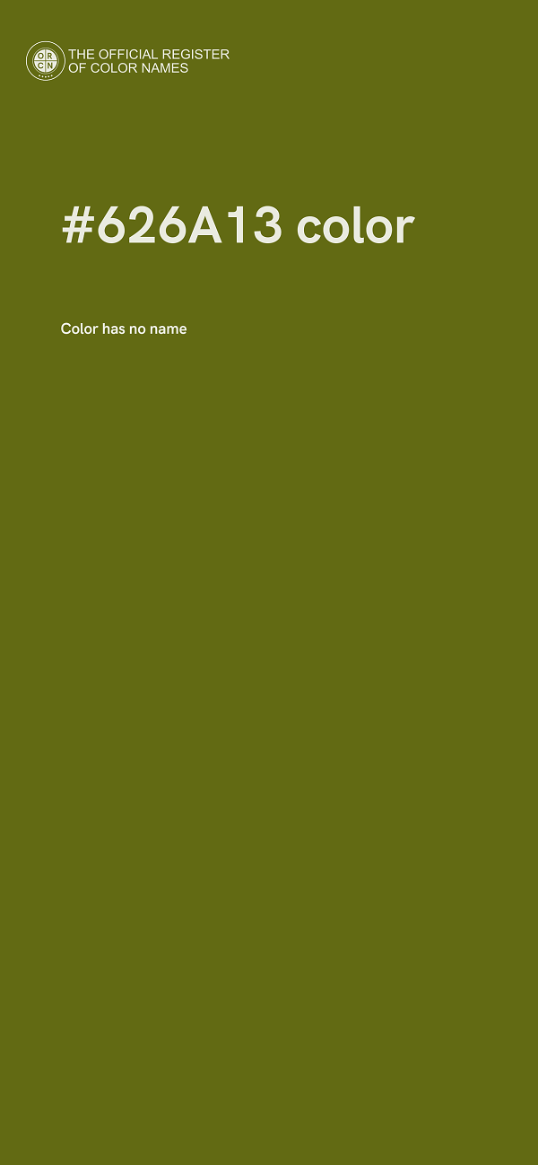 #626A13 color image