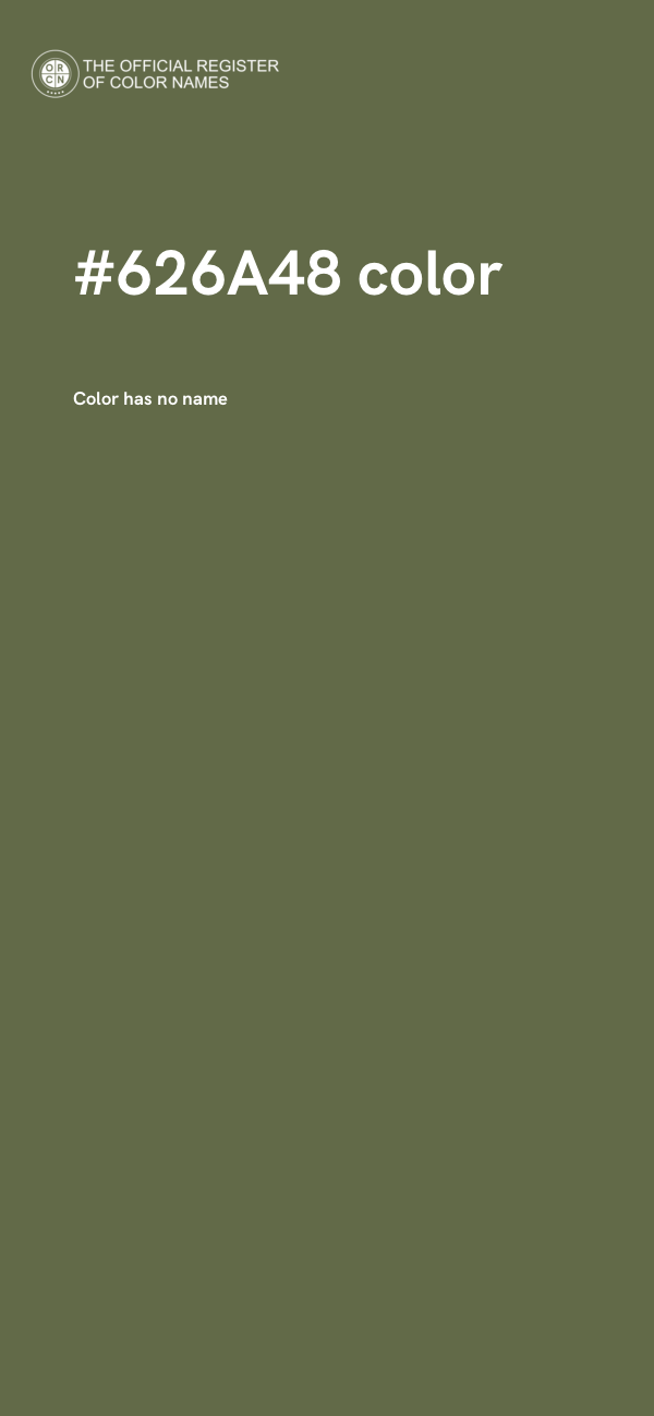 #626A48 color image