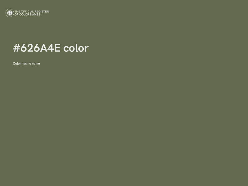 #626A4E color image