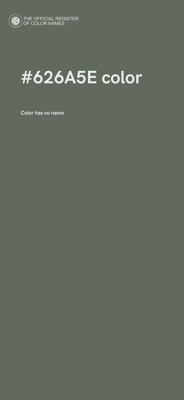 #626A5E color image