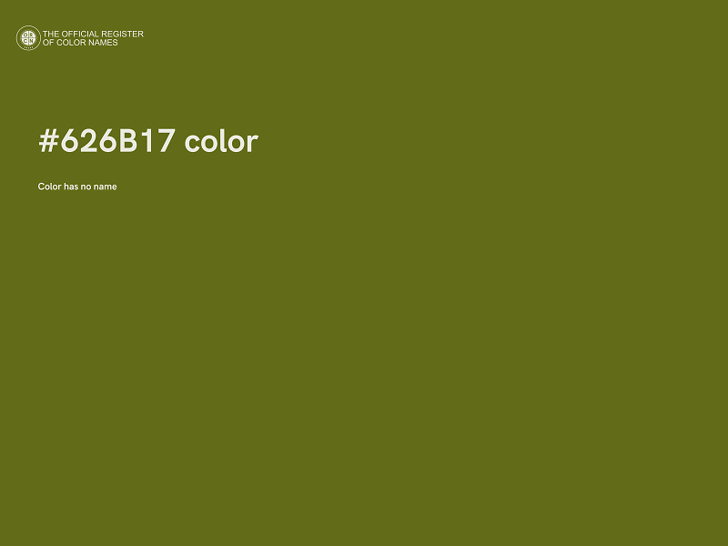 #626B17 color image
