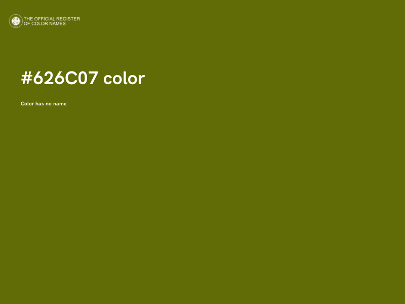 #626C07 color image