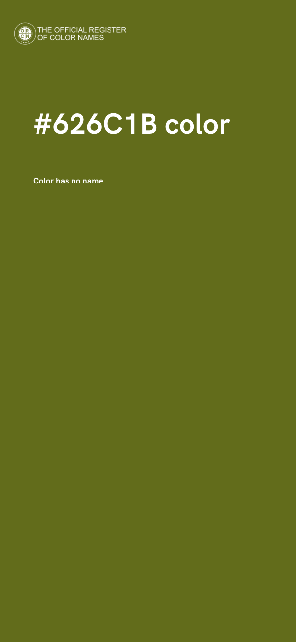 #626C1B color image