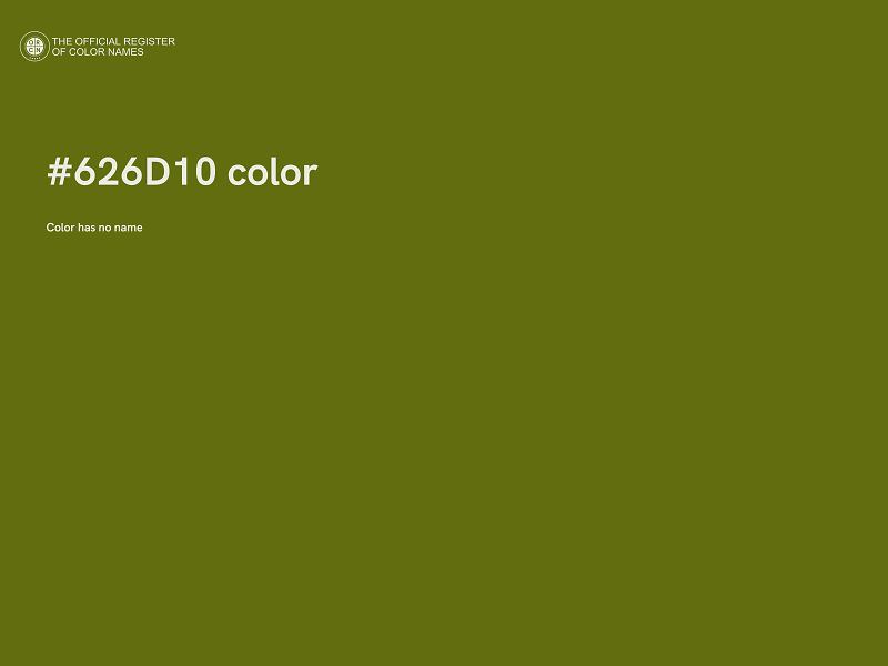 #626D10 color image