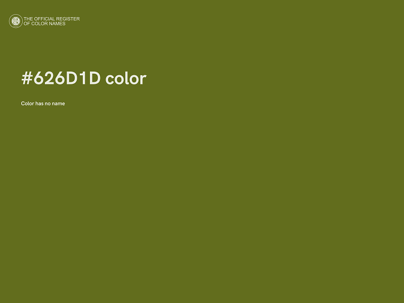 #626D1D color image