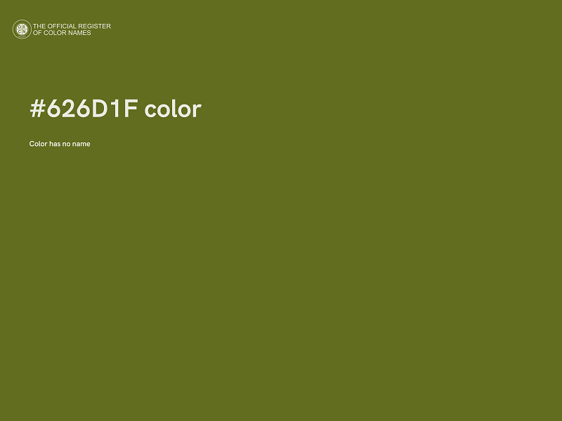 #626D1F color image