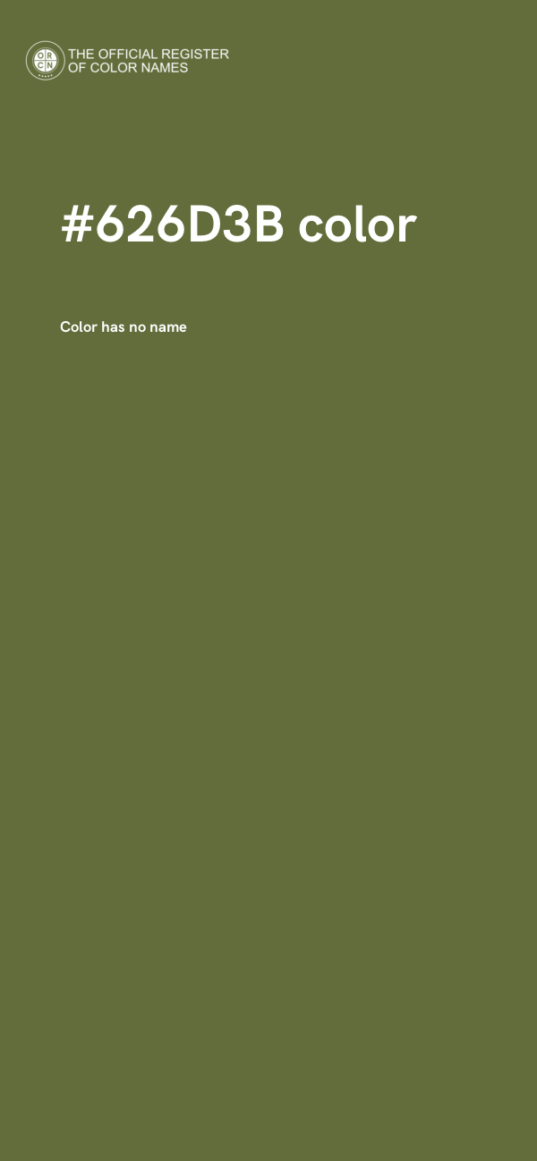 #626D3B color image