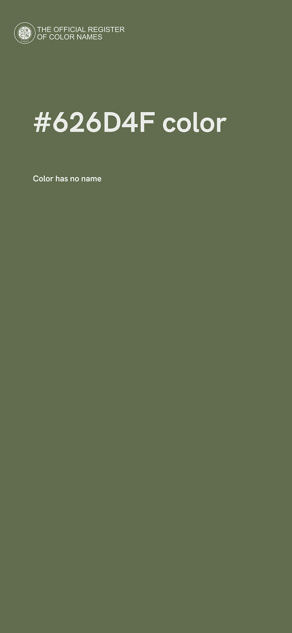 #626D4F color image