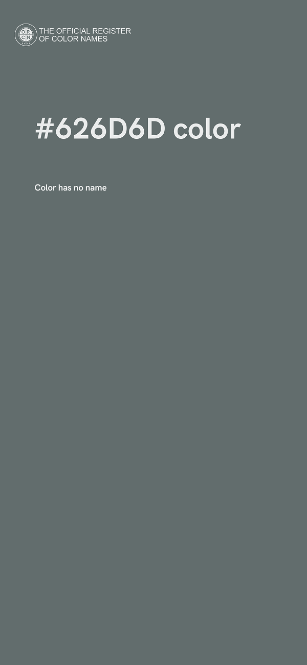 #626D6D color image