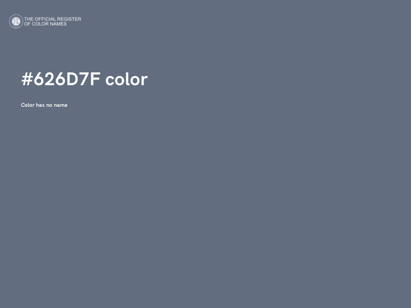 #626D7F color image