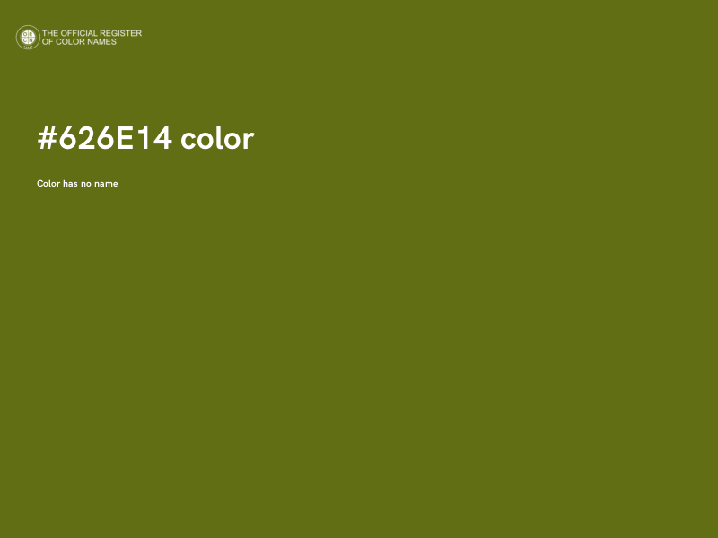 #626E14 color image