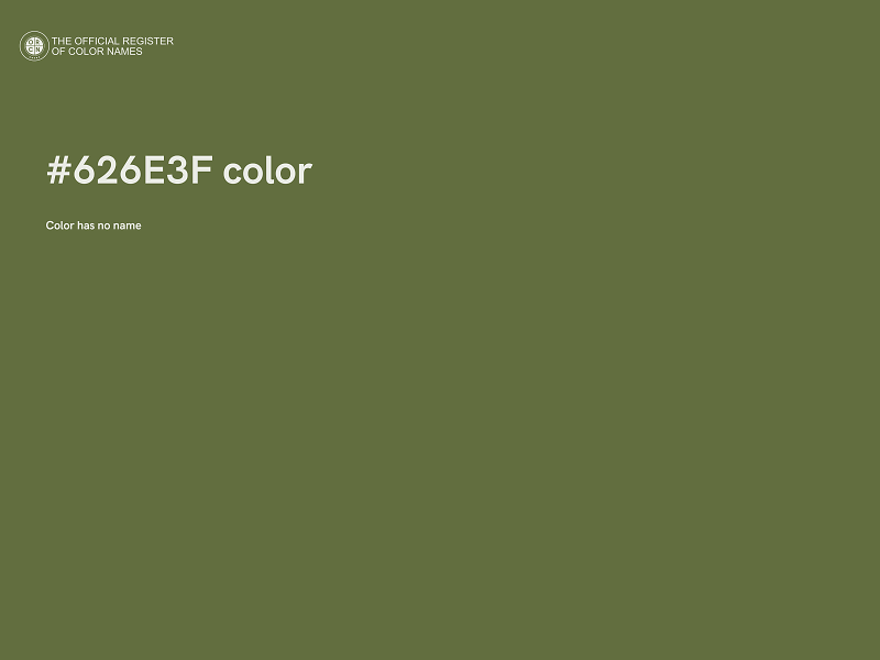 #626E3F color image