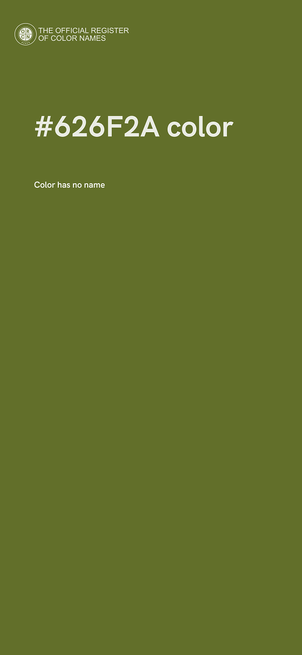 #626F2A color image