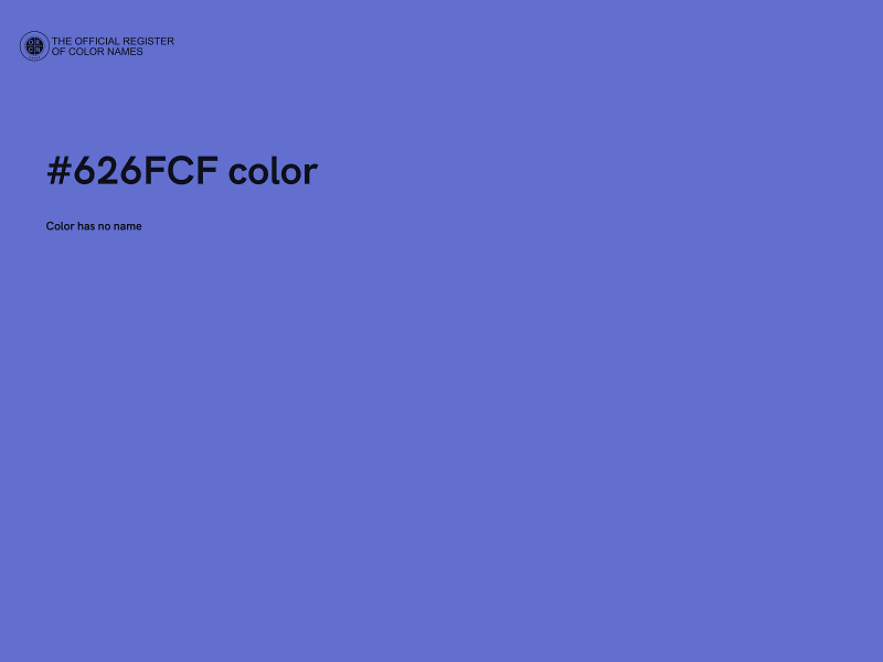 #626FCF color image