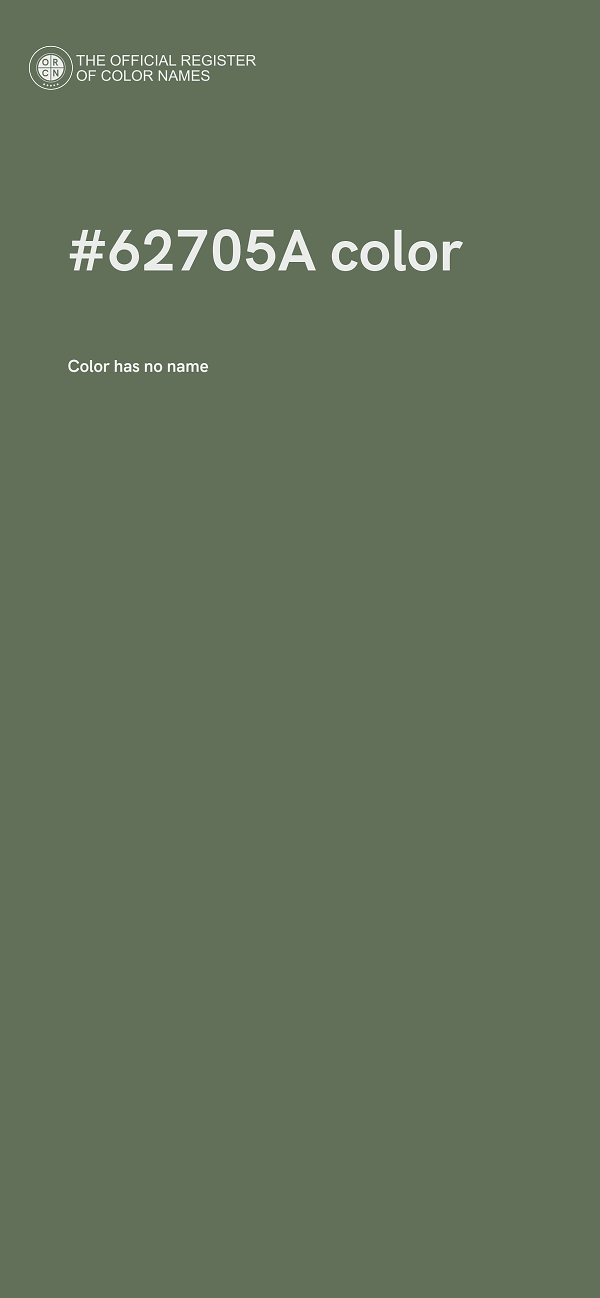 #62705A color image