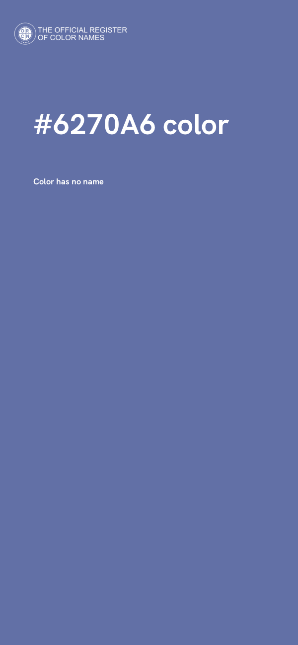 #6270A6 color image