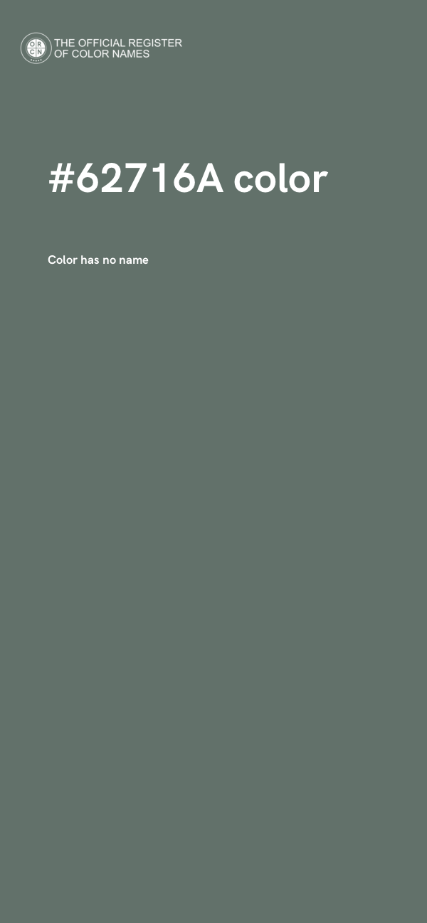 #62716A color image