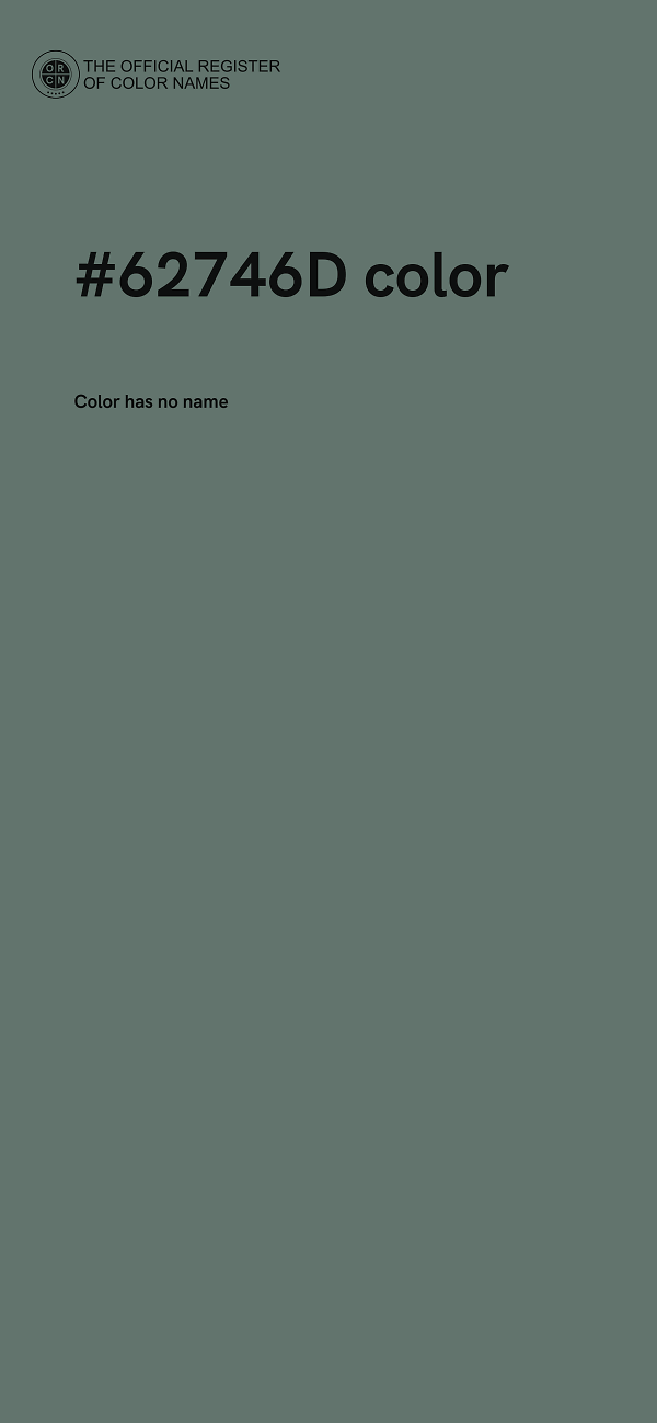 #62746D color image