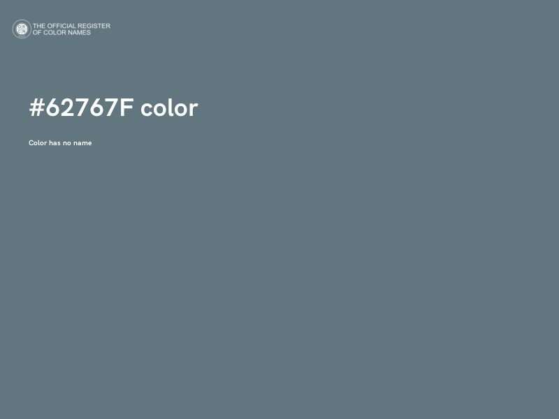 #62767F color image