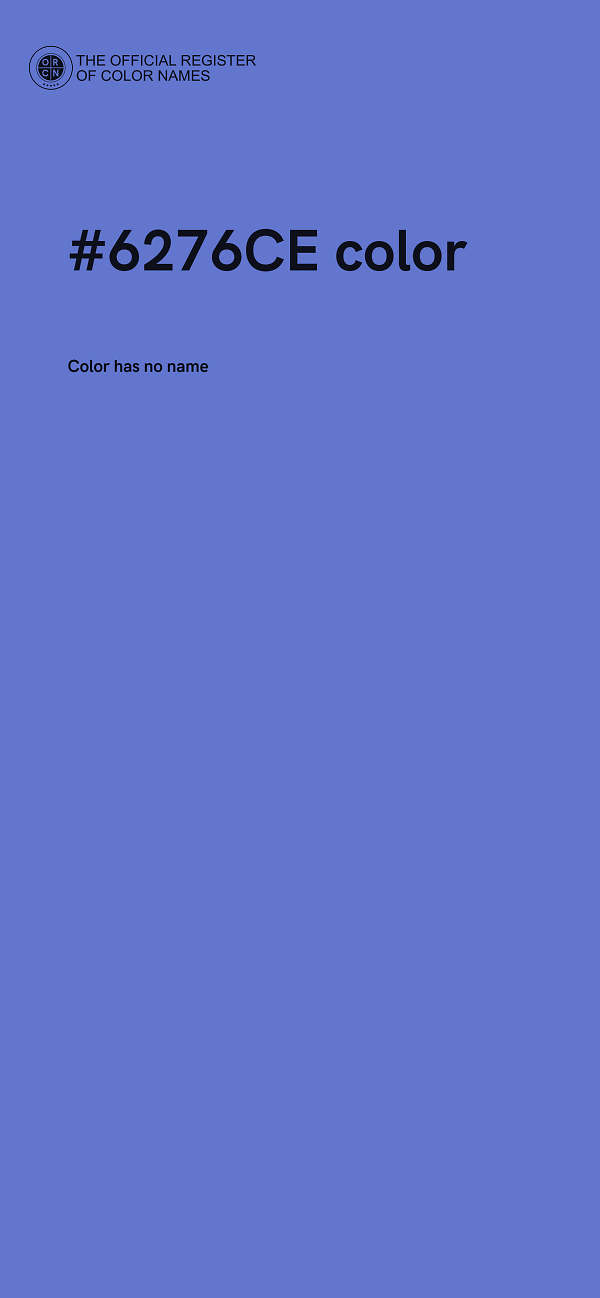 #6276CE color image