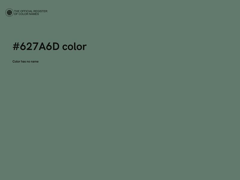 #627A6D color image