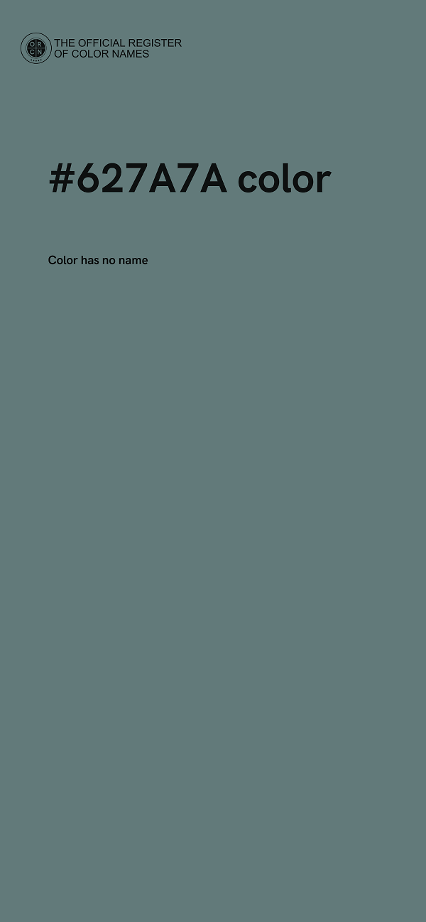 #627A7A color image